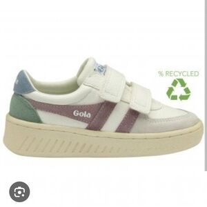 Gola Kids Sneakers - White, Purple, Green Size US3 Youth